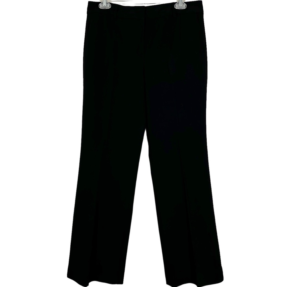 NWT Casual Corner Modern Fit Boot Cut Stretch Trousers Black Women’s Sz 8